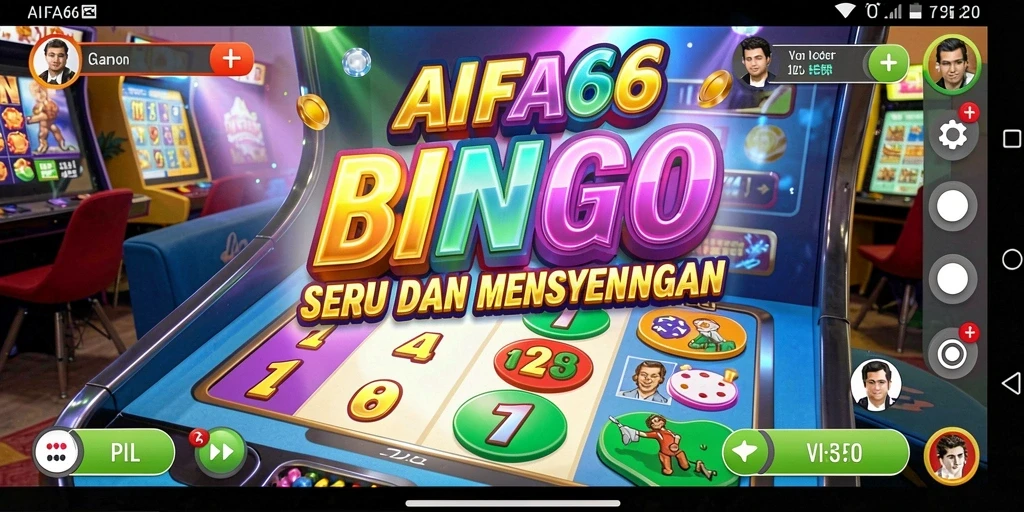 Tampilan menarik dari gameplay seru AIFA66 Bingo.