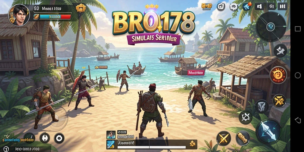 Tampilan gameplay BRO178 yang menarik dengan grafis memukau.