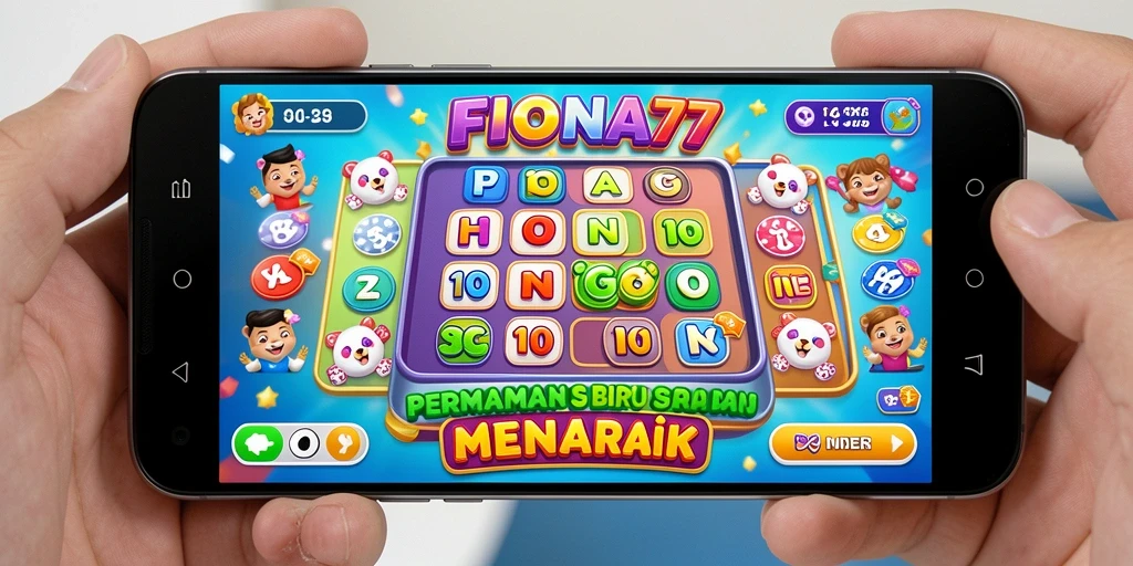 Tampilan gameplay seru di aplikasi FIONA77 Bingo.