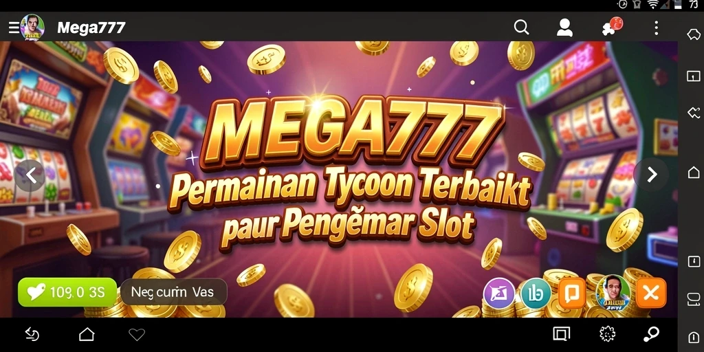 Tampilan seru gameplay Tycoon di MEGA777 dengan slot menarik.