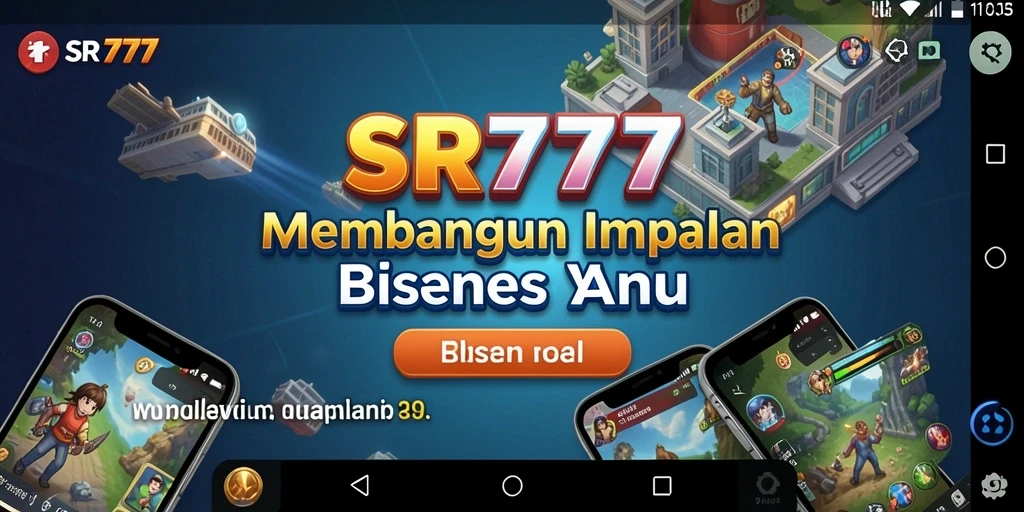 Tampilan menarik gameplay SR777 dalam membangun bisnis Tycoon.