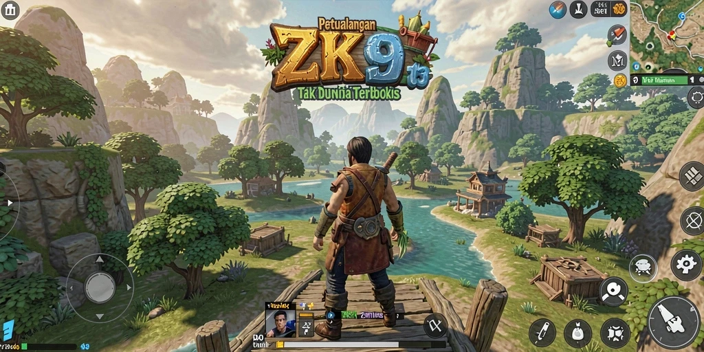 Gameplay seru di dalam dunia terbuka ZK9.